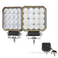 Ein Paar 25W 2300 lm Offroad LED -LED -Leuchten 4 -Zoll -Quadrat -Offroad -LED -Leuchten für LKW